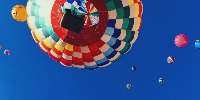 Hot air ballooms