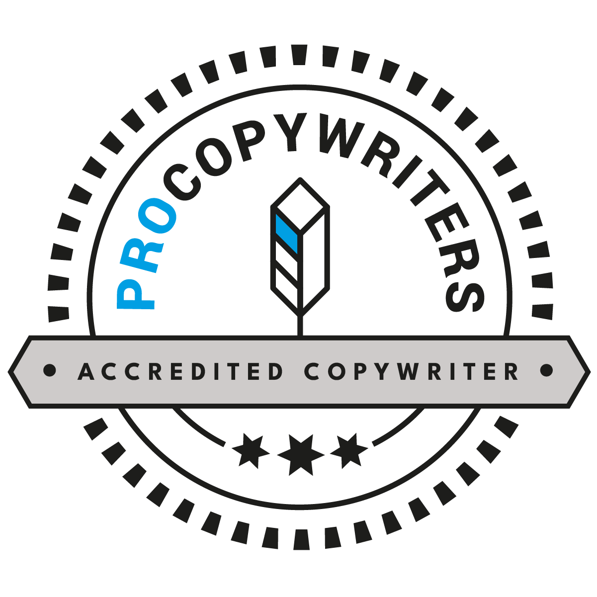 Accredited Copywriter badge